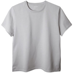 MEN'S T-shirt GRAY – CREW NECK（タイトシルエット）